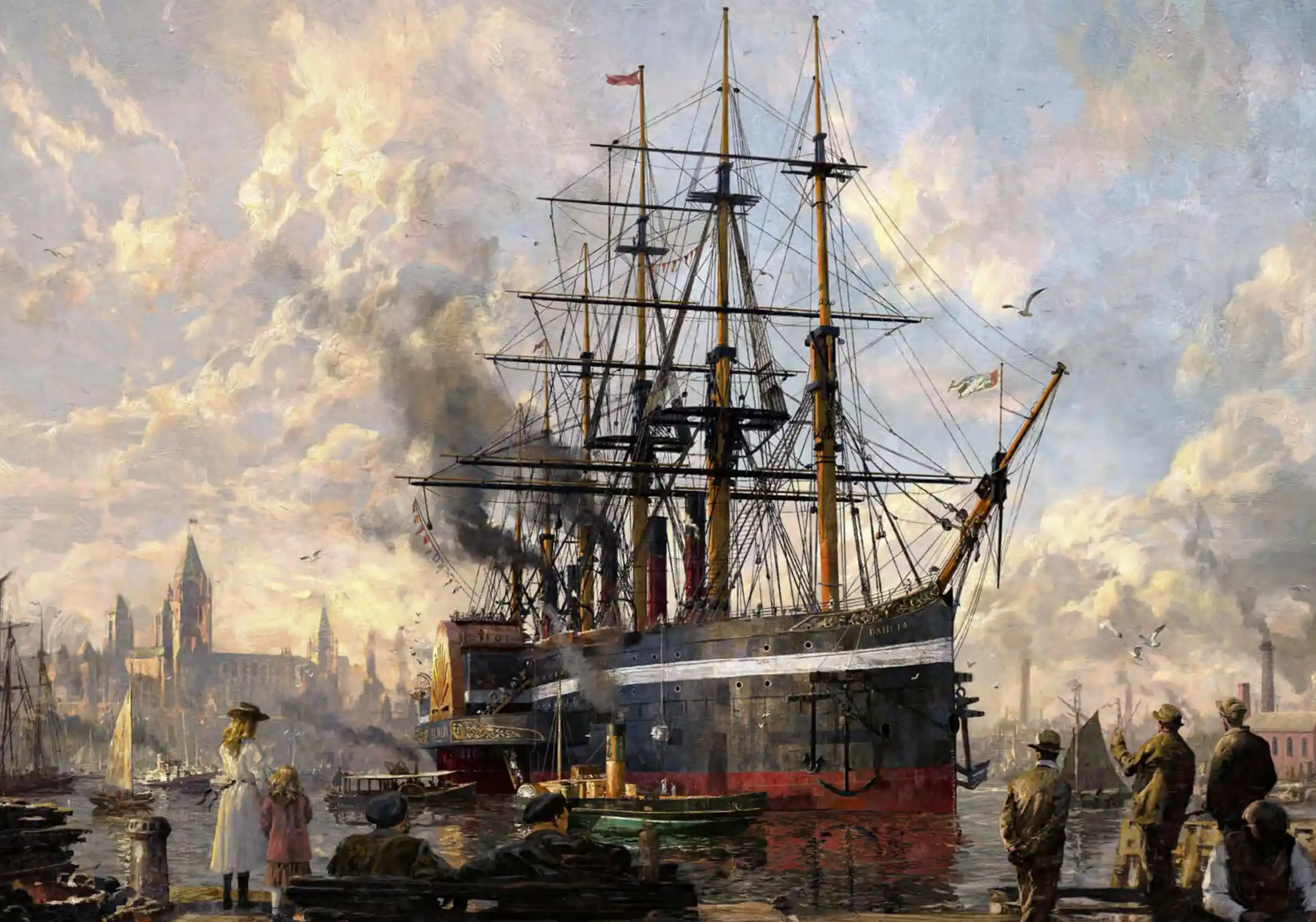 纪元1800设定集 第2页设定图